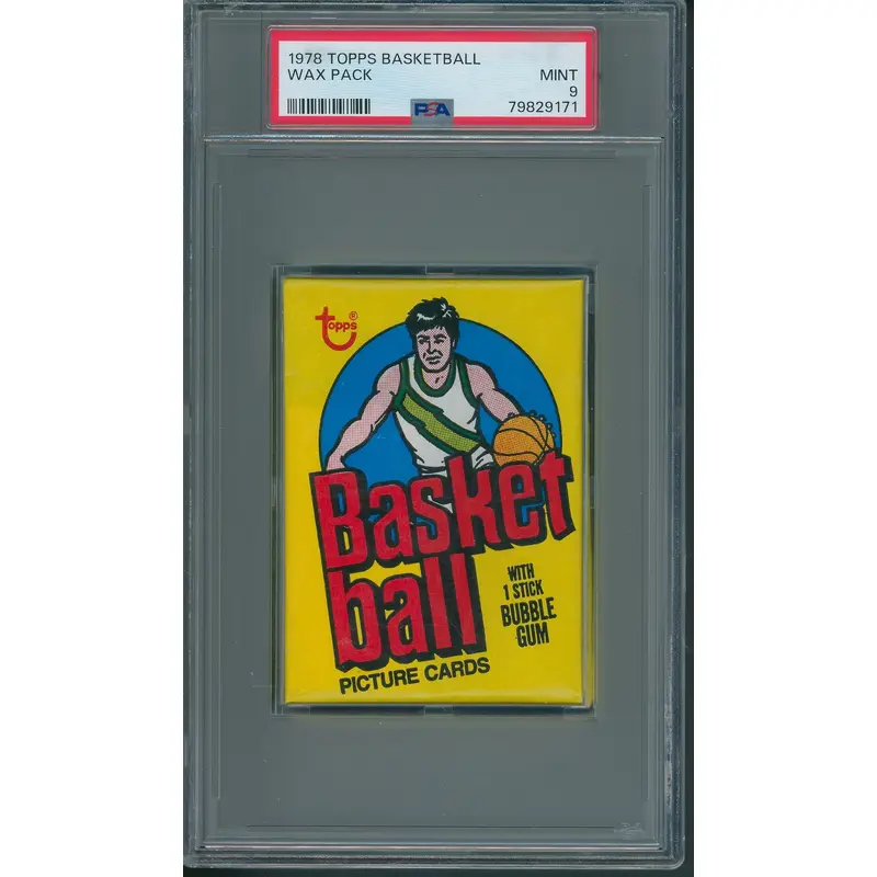 1978 1978/79 Topps Basketball Unopened Wax Pack PSA 9 *9171
