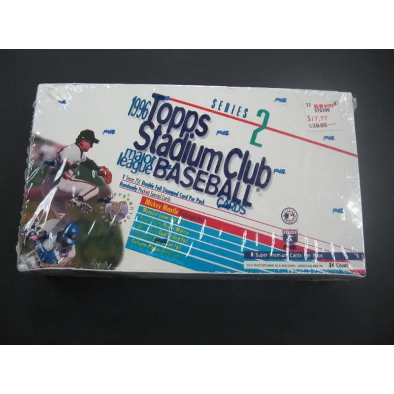 1996 Topps Stadium Club Baseball Series 2 Box (Retail) (24/8)