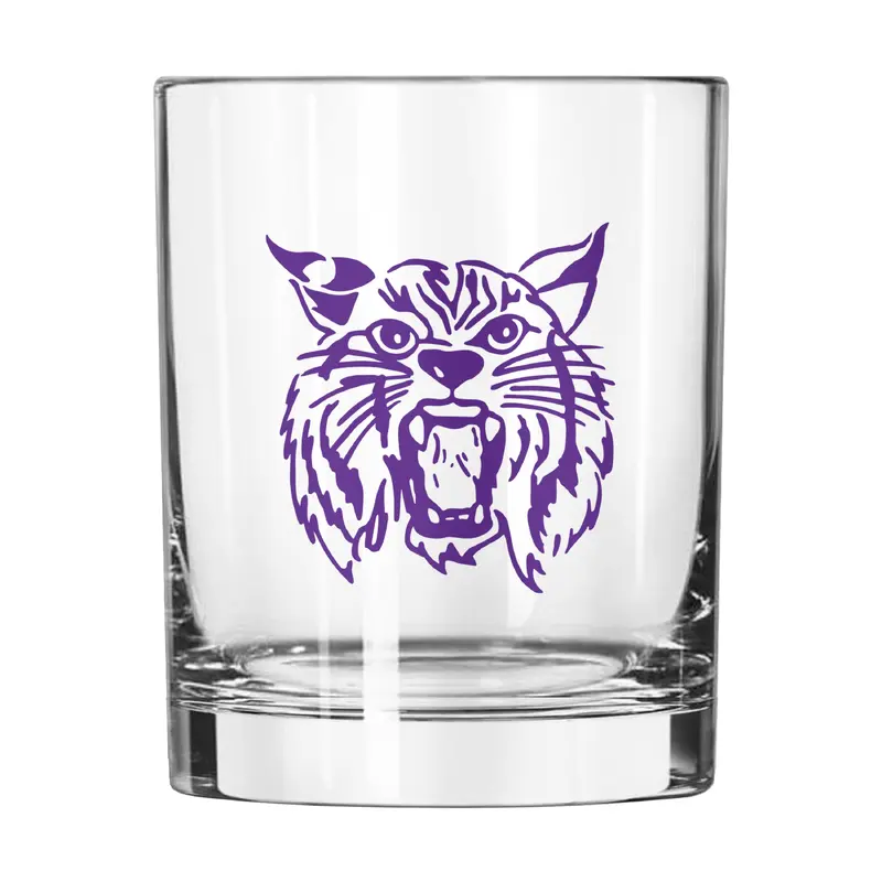 Kansas State Vault 14oz Gameday Rocks Glass