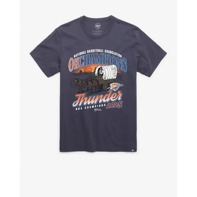 OKLAHOMA CITY THUNDER 2025 NBA CHAMPIONS '47 FRANKLIN TEE