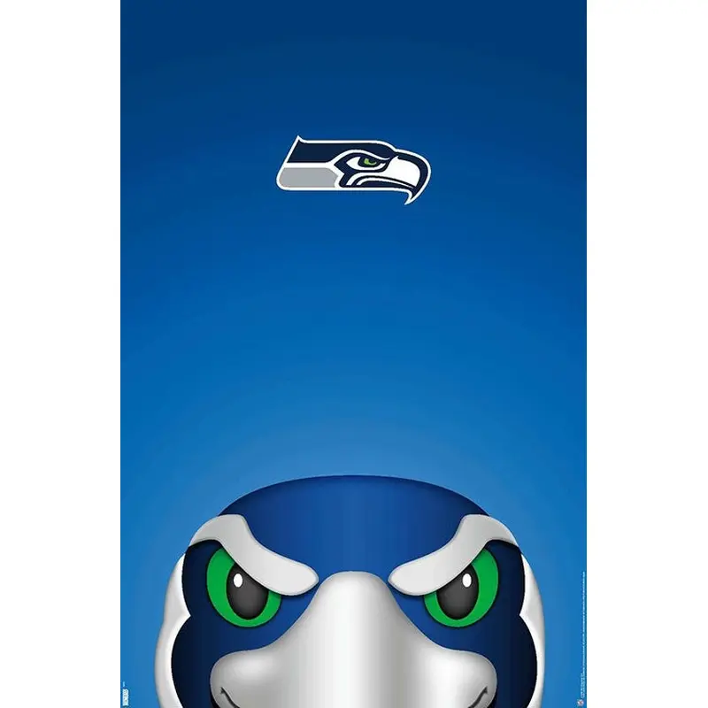 Seattle Seahawks "Blitz Style" NFL Theme Art Poster - S. Preston/Trends Int'l.