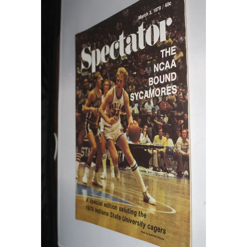 1979 Indiana State Larry Bird NCAA Special Edition Newspaper