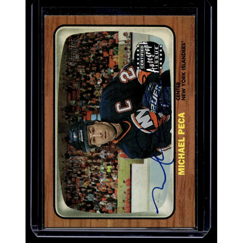 2002-03 Topps Heritage - Real One Autographs - Michael Peca #RO-MP