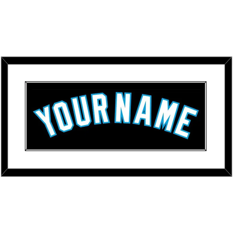 Miami Name - Alternate Black - Single Mat 1