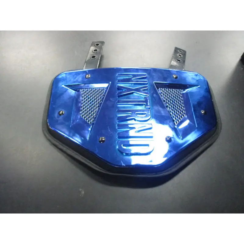 Used NXTRND Chrome Blue Adult Football Backplate (No Hardware)