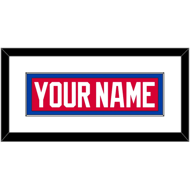 Washington Nameplate - Road Red (1979-1987) - Single Mat 1
