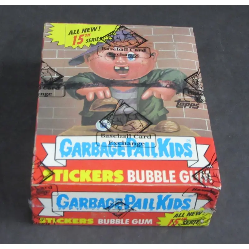 1988 Topps Garbage Pail Kids Series 15 Unopened Wax Box (w/o price) (X-Out) (BBCE)