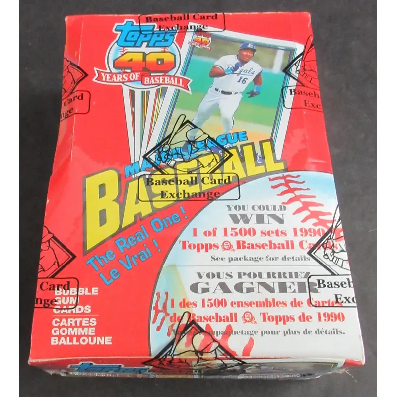 1991 OPC O-Pee-Chee Baseball Unopened Wax Box (FASC) (Read)