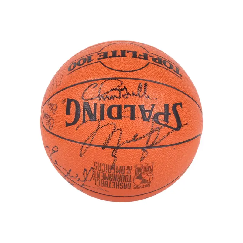 1992 Dream Team Olympics Team USA Signed Basketball Michael Jordan 15 Sigs PSA