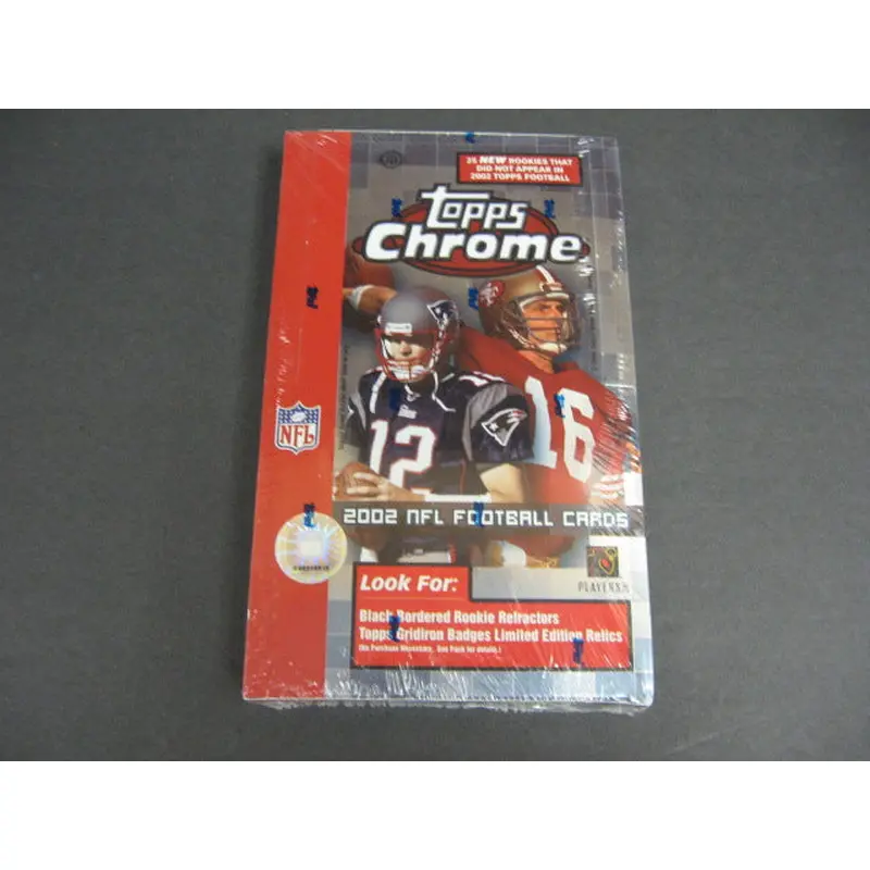 2002 Topps Chrome Football Box (Hobby)