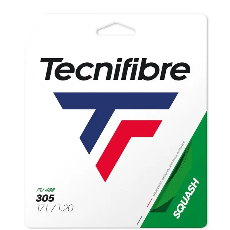 Tecnifibre 305 17L Squash String Set - Green | Kibi Sports