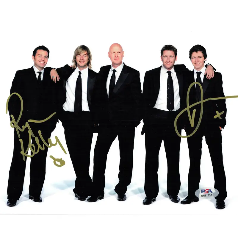 Ryan Kelly and Damian McGinty signed 8x10 photo PSA/DNA Autographed Celtic Thunder