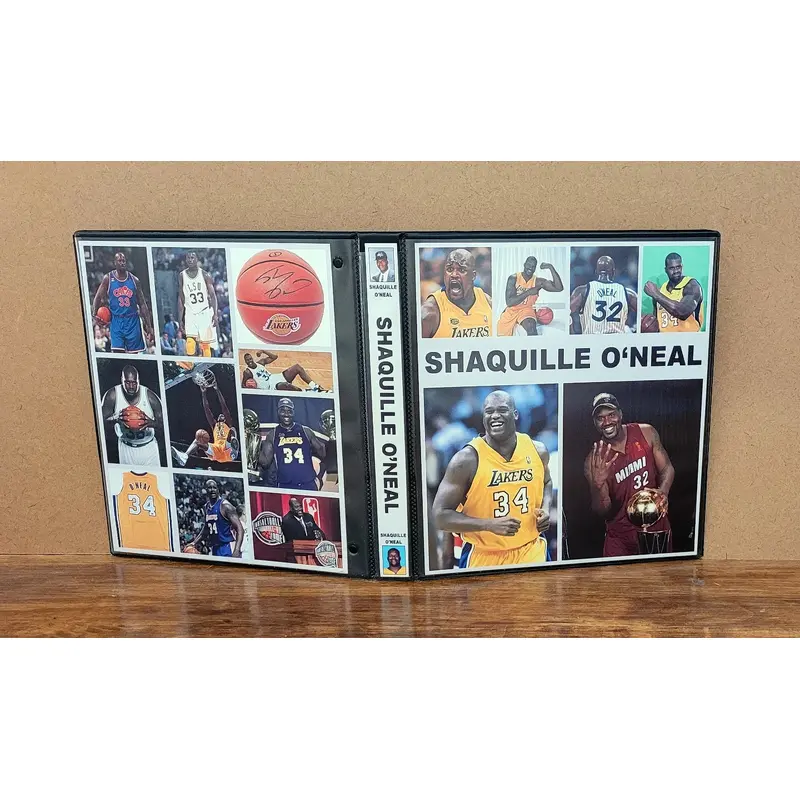 Shaquille O'Neal Basketball Cards Collectibles Custom Made Album Binder 3 Sizes - 3621