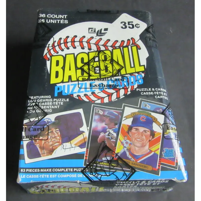 1985 Donruss Leaf Baseball Unopened Wax Box (FASC)