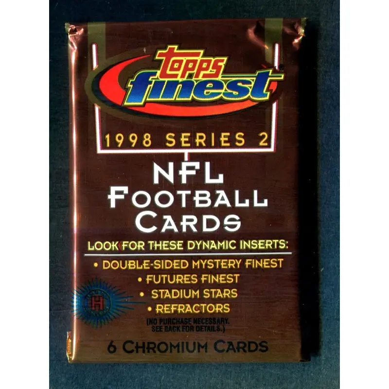 1998 Topps Finest Football Unopened Series 2 Pack (Hobby) (6)
