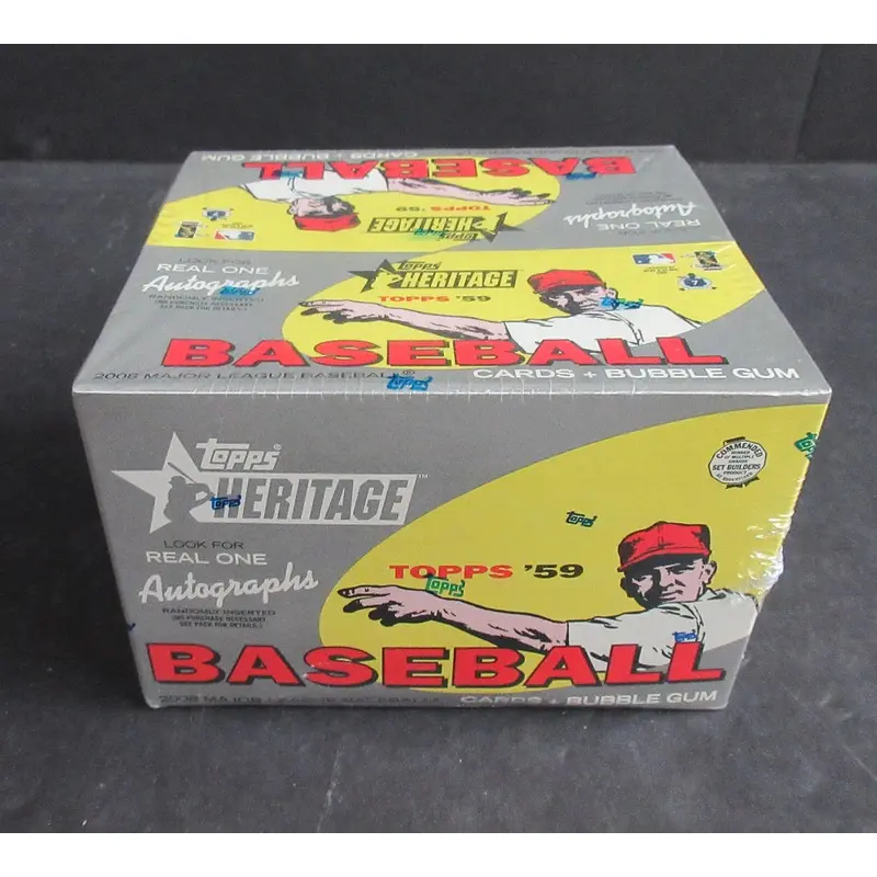 2008 Topps Heritage Baseball Box (Retail) (24/8)