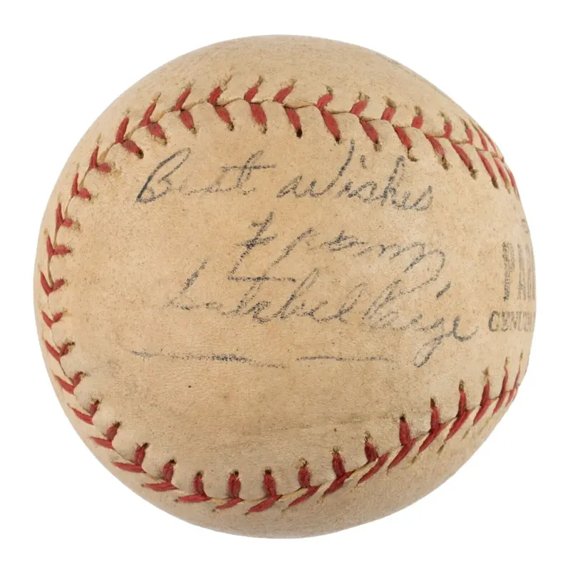 Satchel Paige Single Signed Autographed Baseball JSA COA