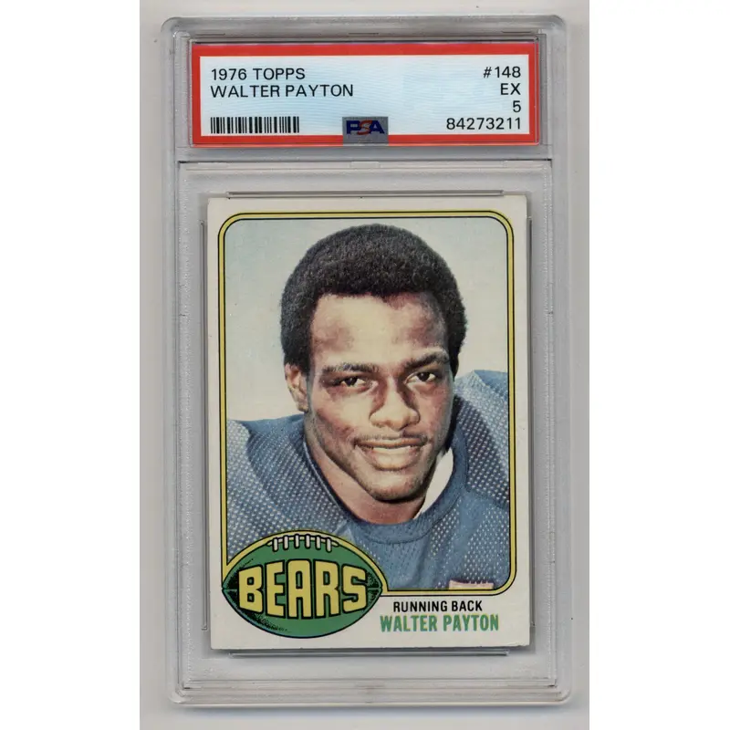 Walter Payton 1976 Topps #148 Rookie PSA 5 Excellent 3211