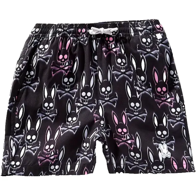 PSYCHO BUNNY KIDS SHORT B0W323E200 BLK