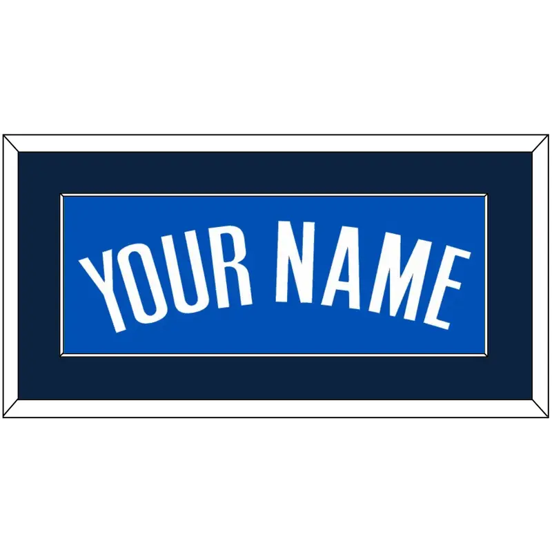 Dallas Name - Blue Icon - Single Mat 2