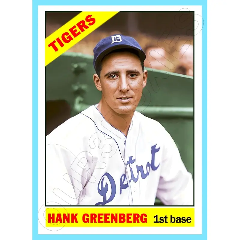 Hank Greenberg 1966 Topps Custom Card - 4445