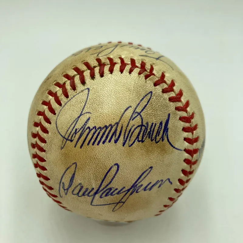 Johnny Bench Pete Rose Cincinnati Reds Big Red Machine Multi Signed Baseball JSA