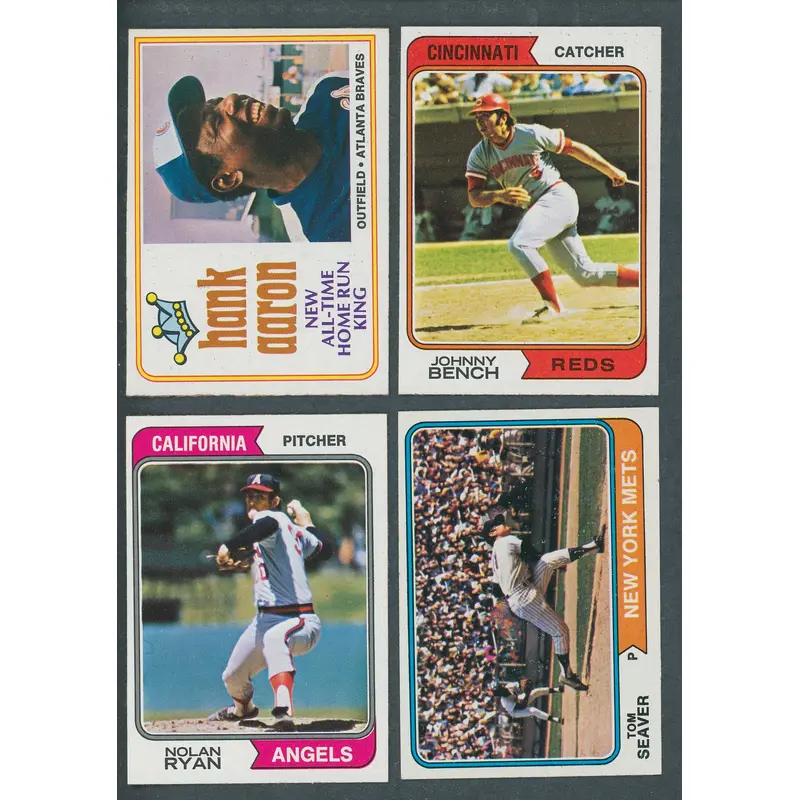1974 Topps Baseball Complete Set EX NM (704) (w/ Traded) (23-66)