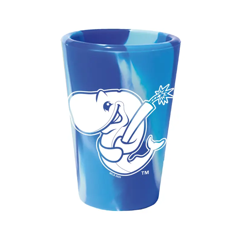 Eugene Emeralds Exploding Whales Wincraft Silicone Shot Glass