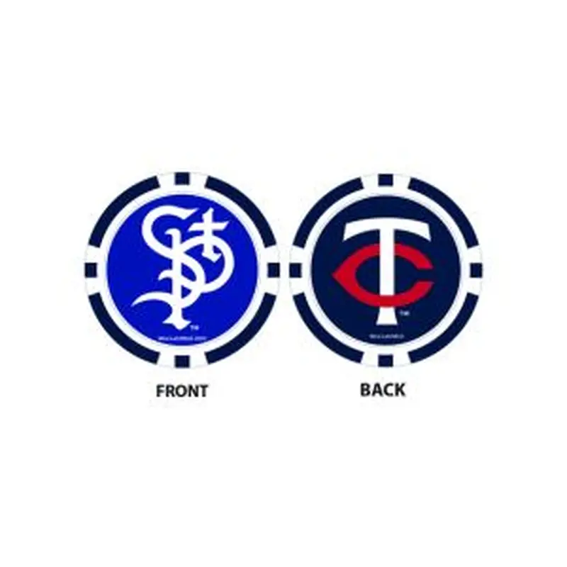 Saints & Twins Poker Chip Golf Marker