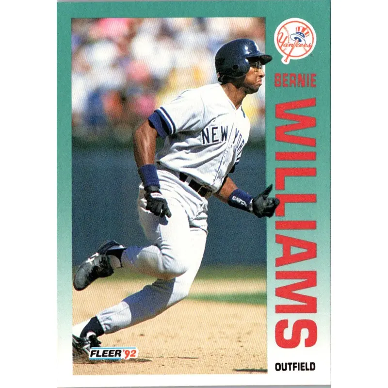 1992 Fleer Bernie Williams #247