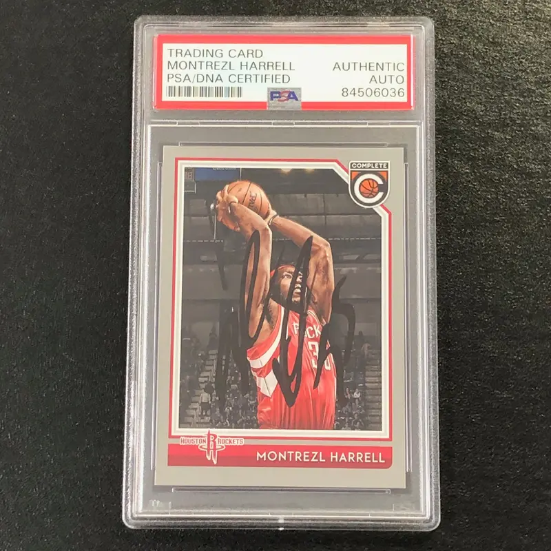 2016-17 Panini Complete #301 Montrezl Harrell Signed Card AUTO PSA Slabbed Rockets