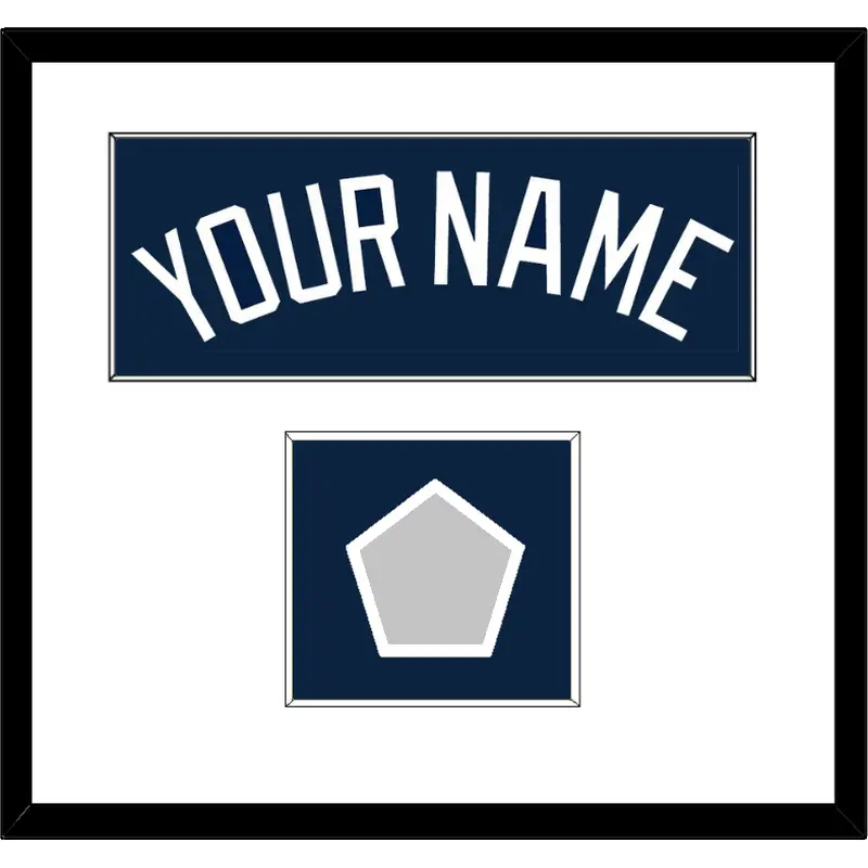 Atlanta Name & World Series Jersey Patch - Alternate Road Blue - Single Mat 1