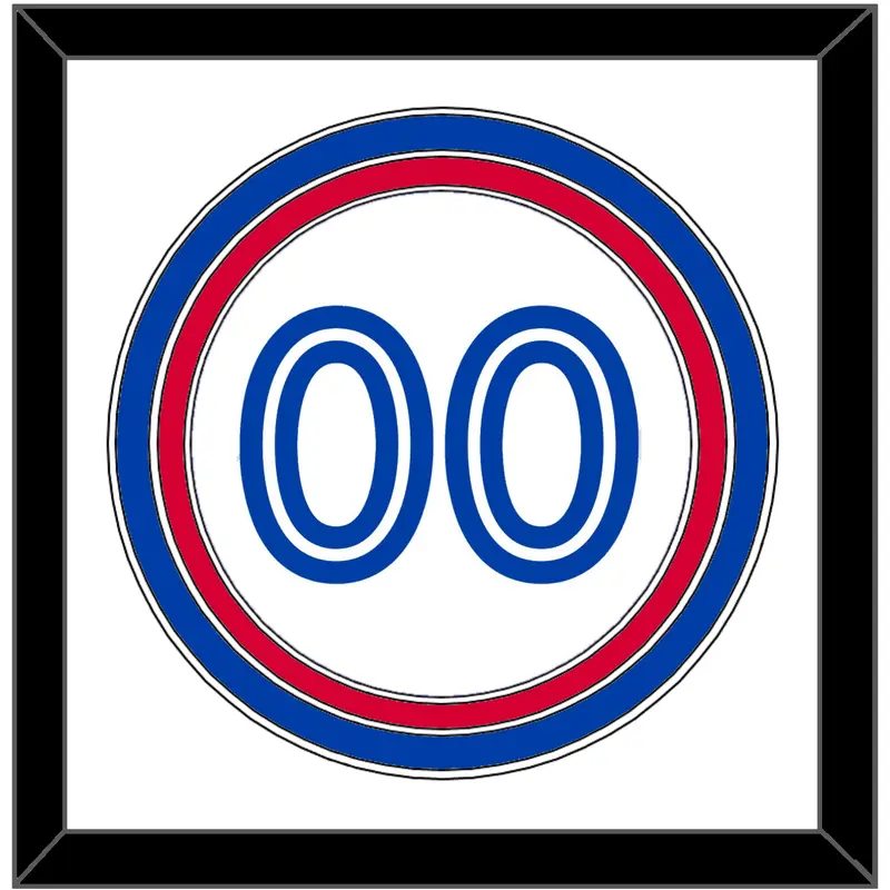 Toronto Number - Home White - Triple Mat 1