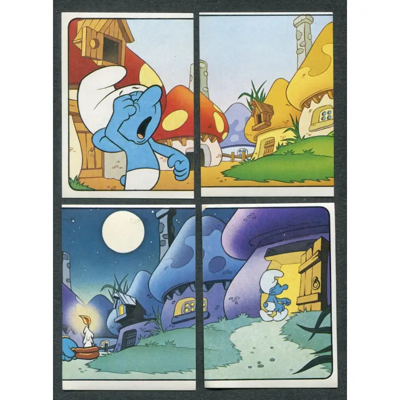 1982 Panini Smurfs Stickers Complete Set (180) NM NM/MT
