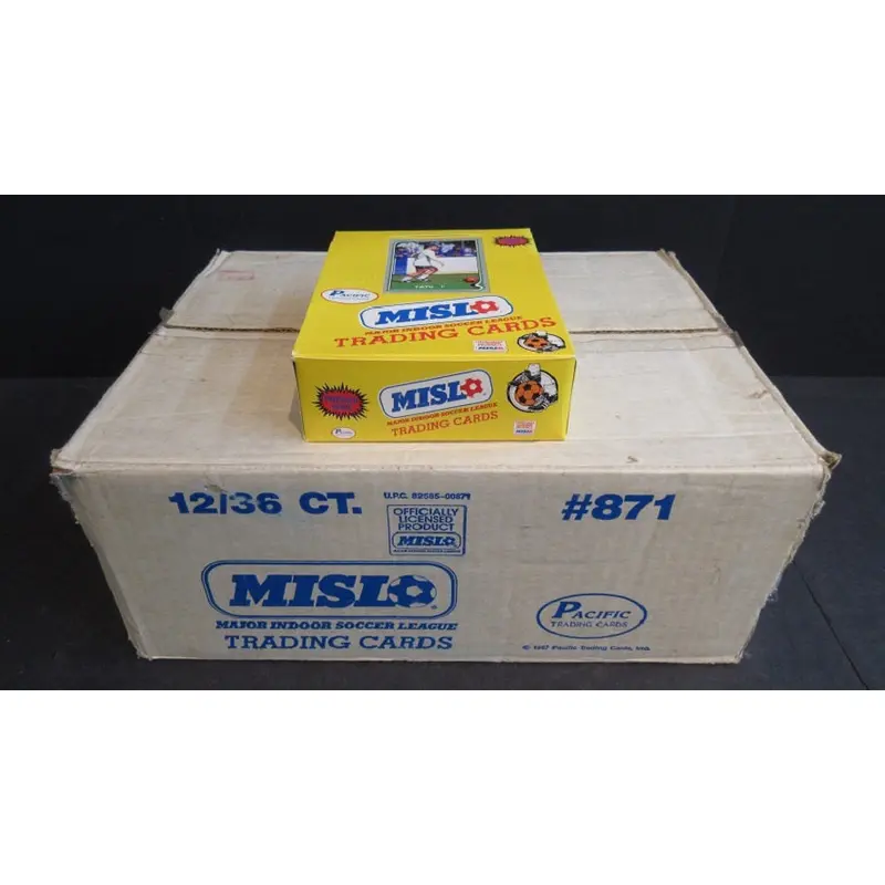 1987 Pacific MISL Indoor Soccer Trading Cards Case (12 Box)
