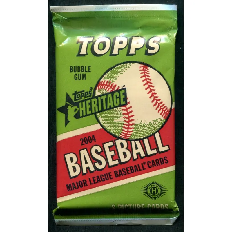 2004 Topps Heritage Baseball Unopened Pack (Hobby) (8)