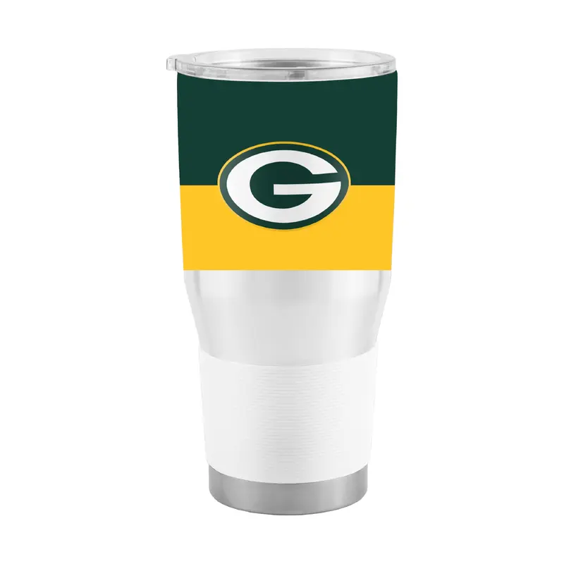 Green Bay Packers 30oz Two Tone Colorblock Stainless Steel Tumbler