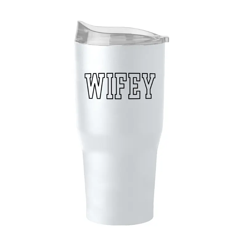 Wedding Collection Bubble Wifey 30oz Powder Coat Tumbler