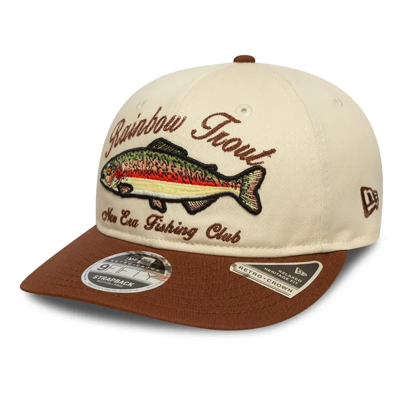 New Era - 9FIFTY Retro Crown Pre-Curved  - NE Outdoor - Light Chrome