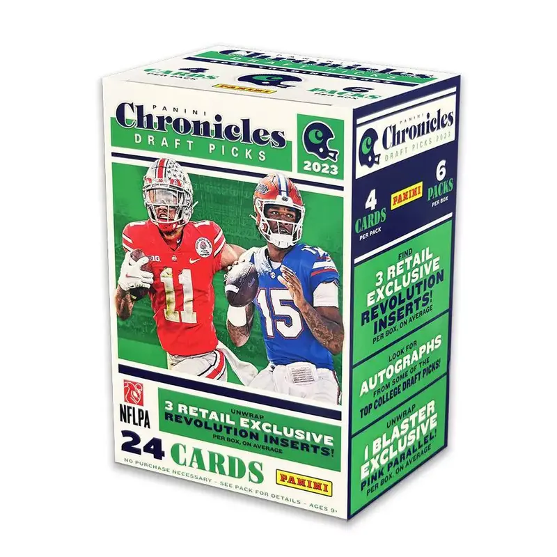 2023 Panini Draft Pick Chronicles Football Blaster Box