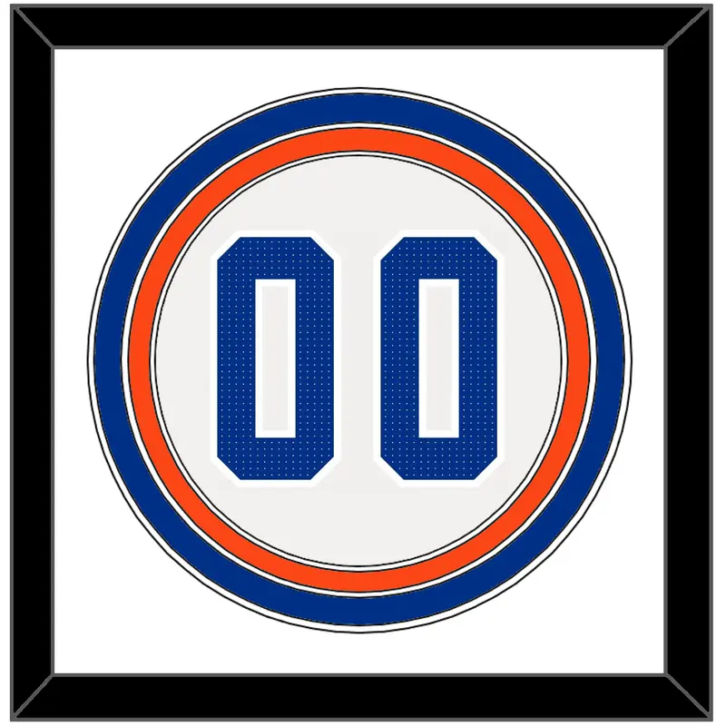 Florida Baseball Number - Home White - Triple Mat 1
