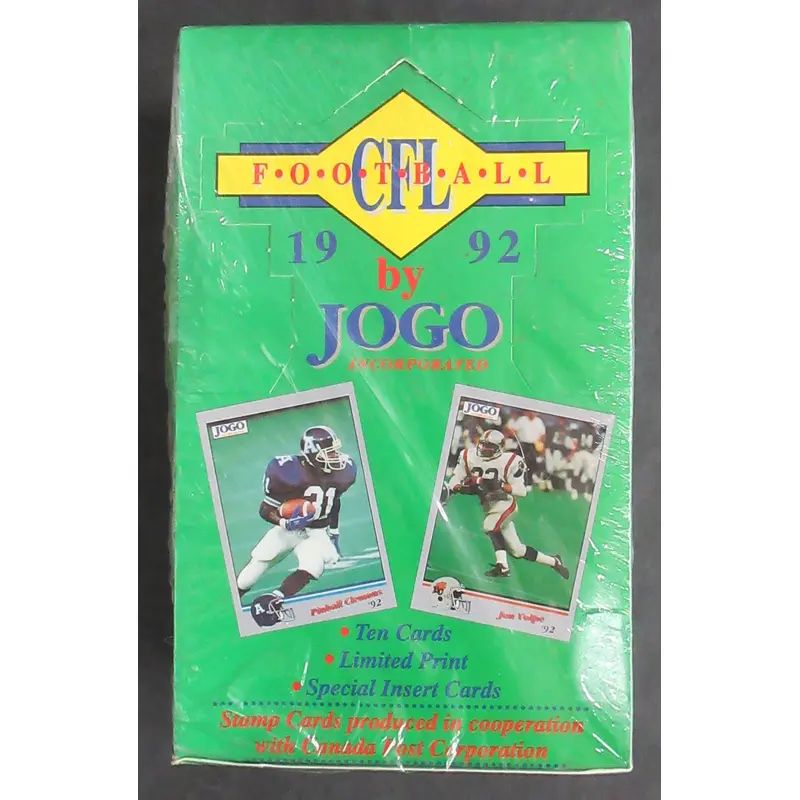 1992 Jogo CFL Football Box (36/10)