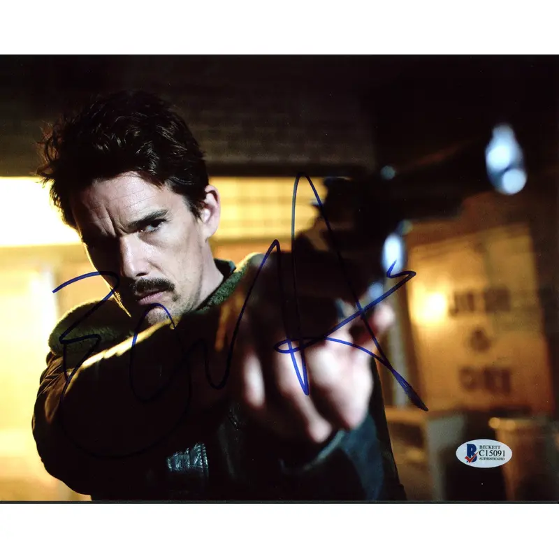 Ethan Hawke Predestination Authentic Signed 8X10 Photo Autographed BAS #C15091