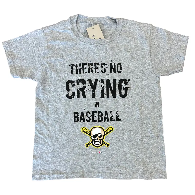 Bradenton Kids No Crying in Baseball Tee