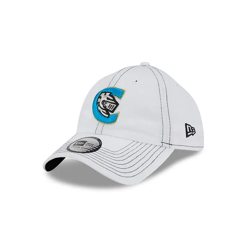 Charlotte Knights New Era White Casual Classic Cap