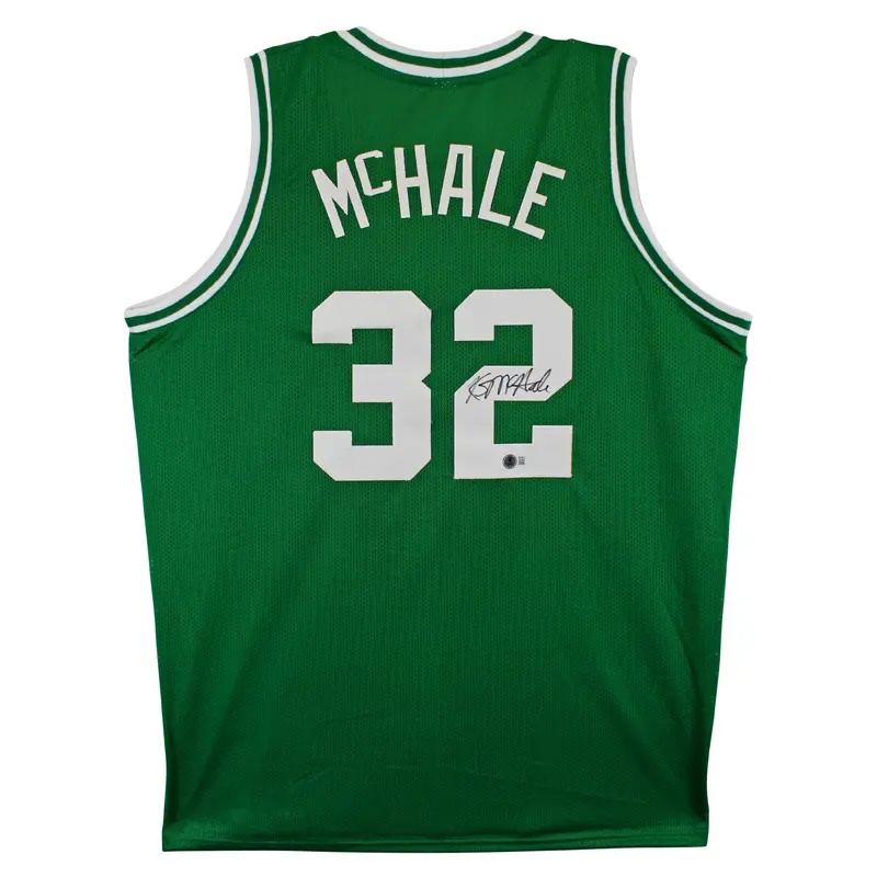 Kevin McHale Authentic Signed Green Pro Style Jersey Autographed BAS Witnessed