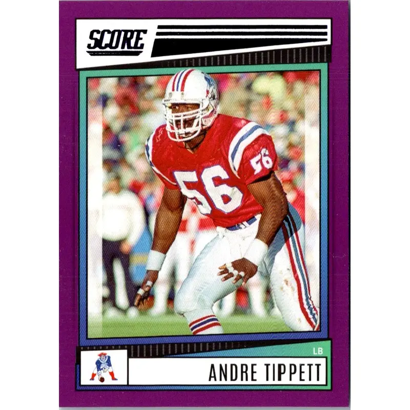 2022 Score Purple Andre Tippett #290