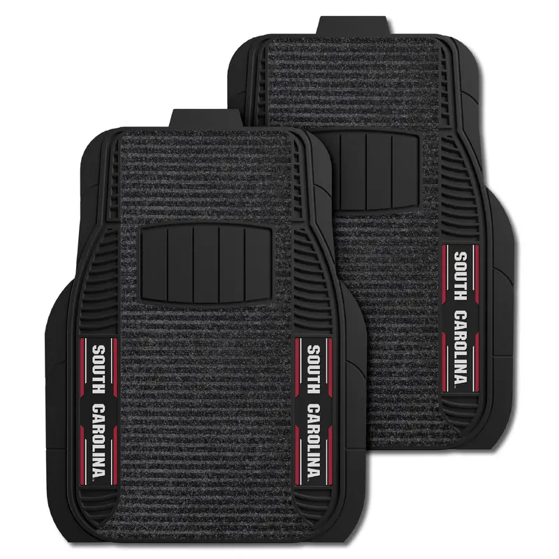 University of South Carolina 2-pc Deluxe Car Mat Set