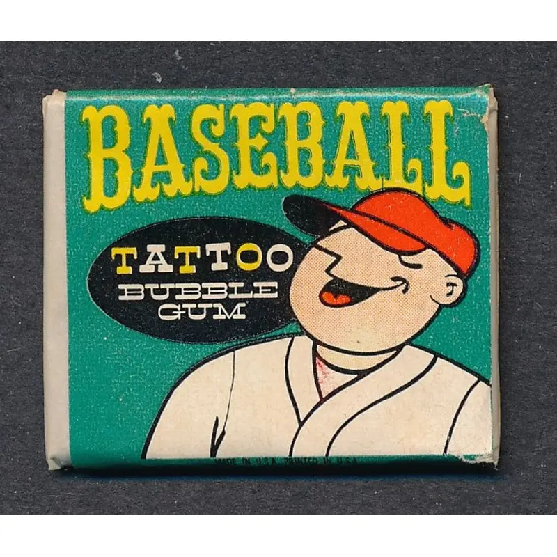 1960 Topps Baseball Tattoos Unopened Pack w/ Jensen