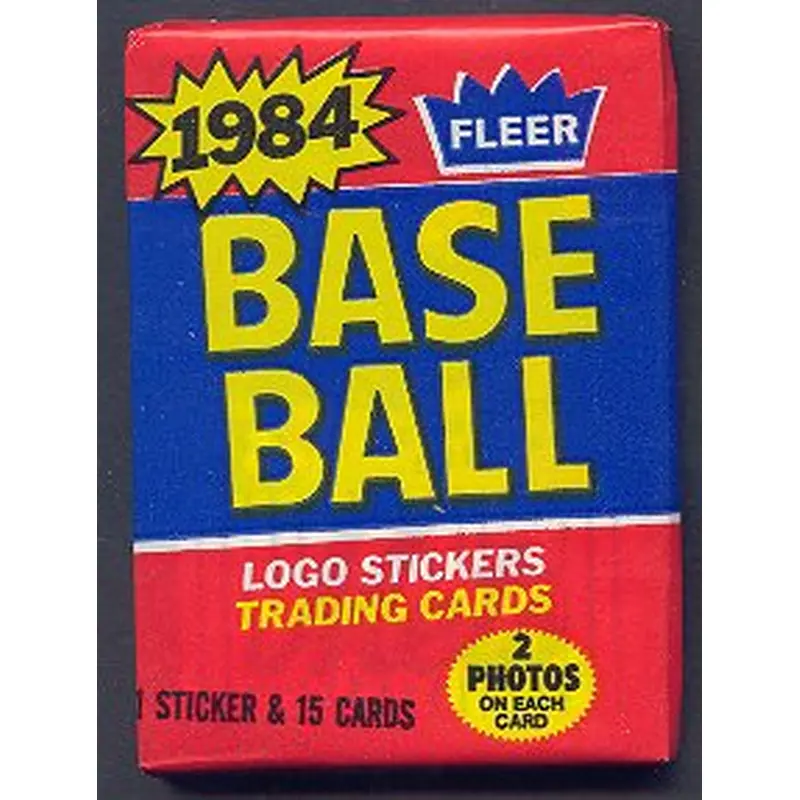 1984 Fleer Baseball Unopened Wax Pack